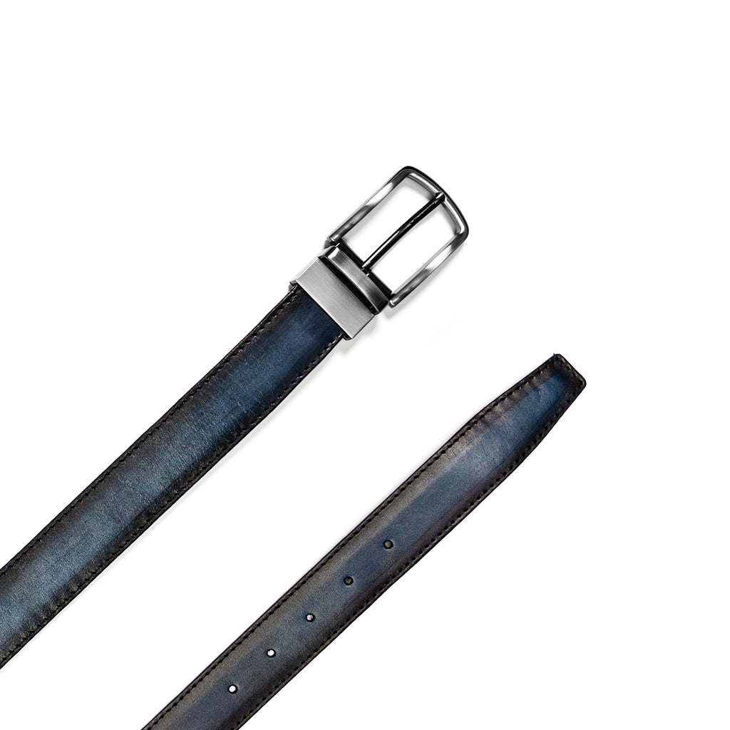 Leather Blue Belt
