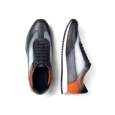 Tommaso Gray-Orange Mix Patina